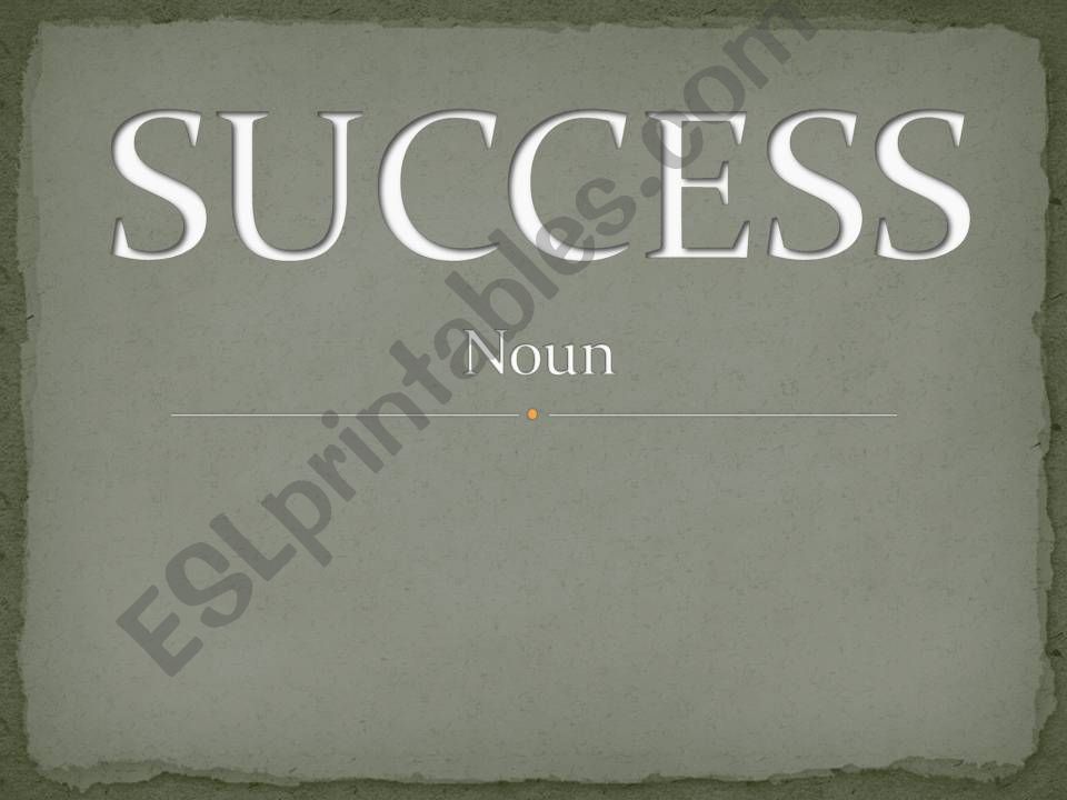 Success powerpoint