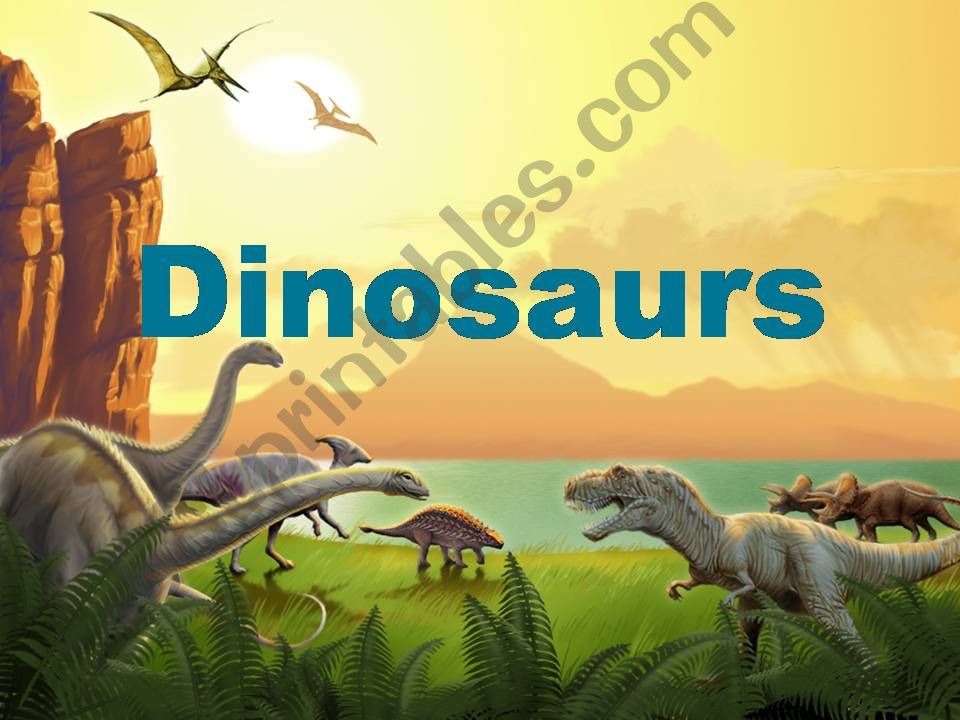 Dinosaurs powerpoint