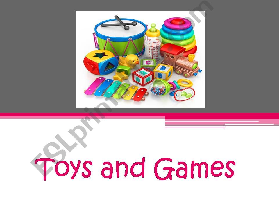 Toys and Games powerpoint