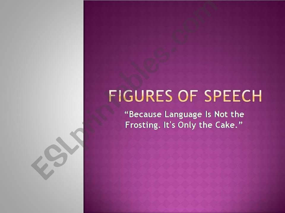 Figures of Speech powerpoint