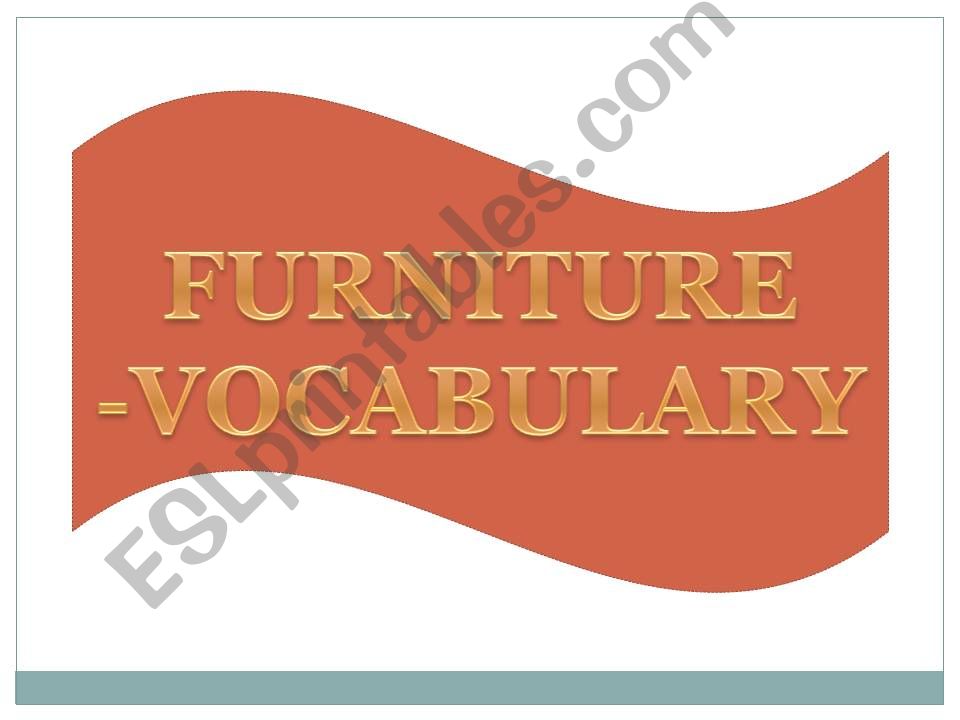 Furniture powerpoint