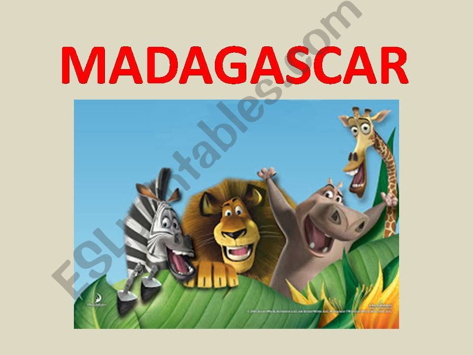 MADAGASCAR ! :) powerpoint