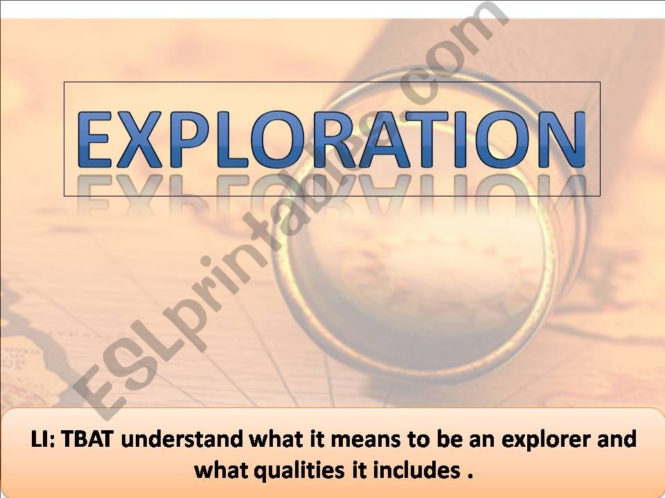 Exploration powerpoint