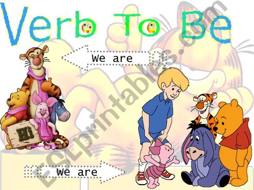 Verb to be with animated pictures -Part 2