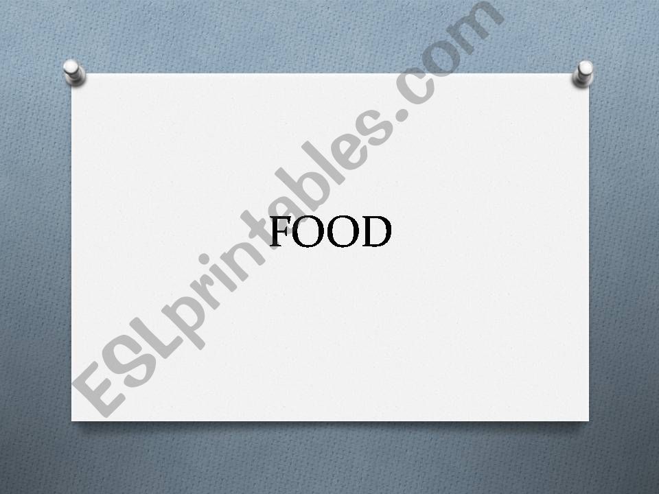 FOOD CHAT powerpoint