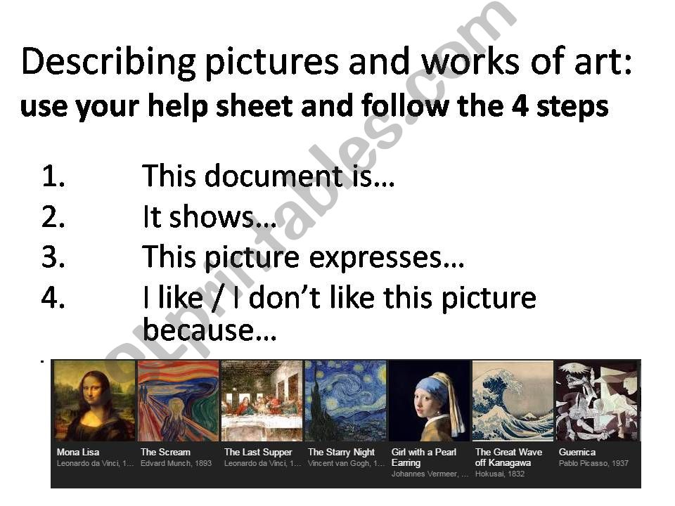 How to describe a document ....