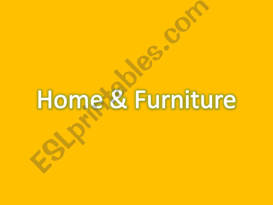 Home & Furniture powerpoint