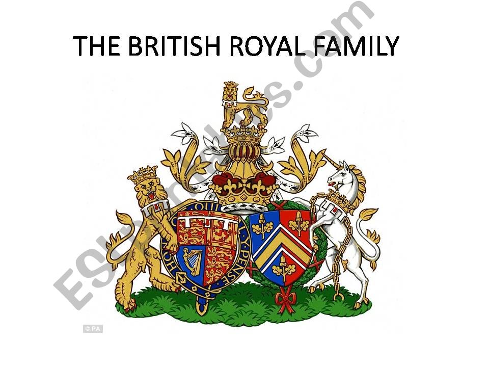 The British Royal Family powerpoint