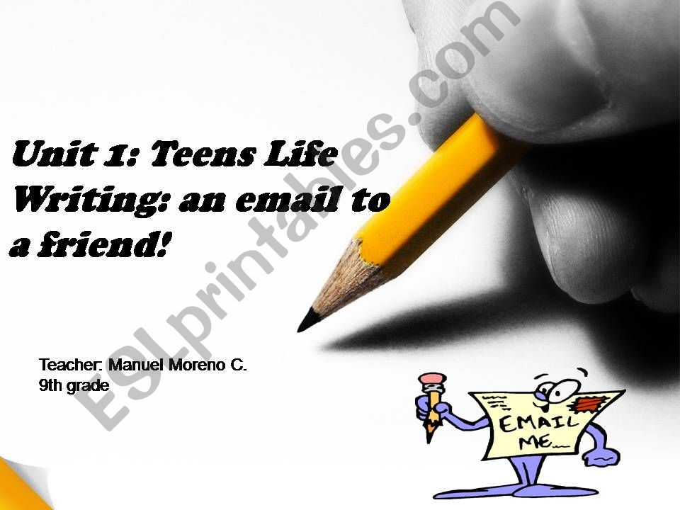 Writing an email powerpoint