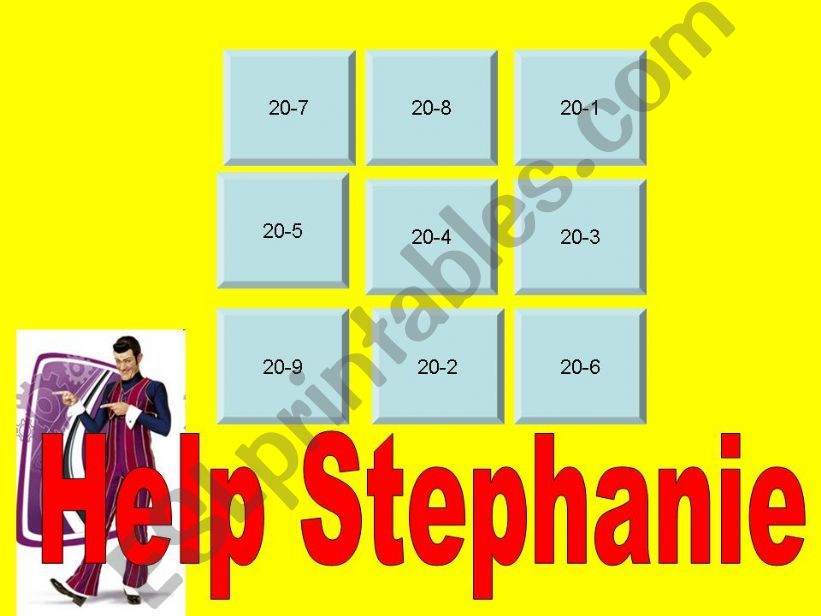 Help Stephanie powerpoint