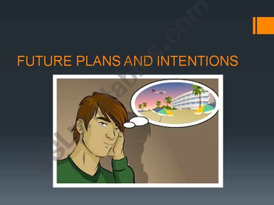 Future Plans and Intentions powerpoint
