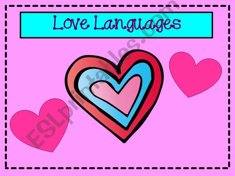 Love Languages Quiz powerpoint