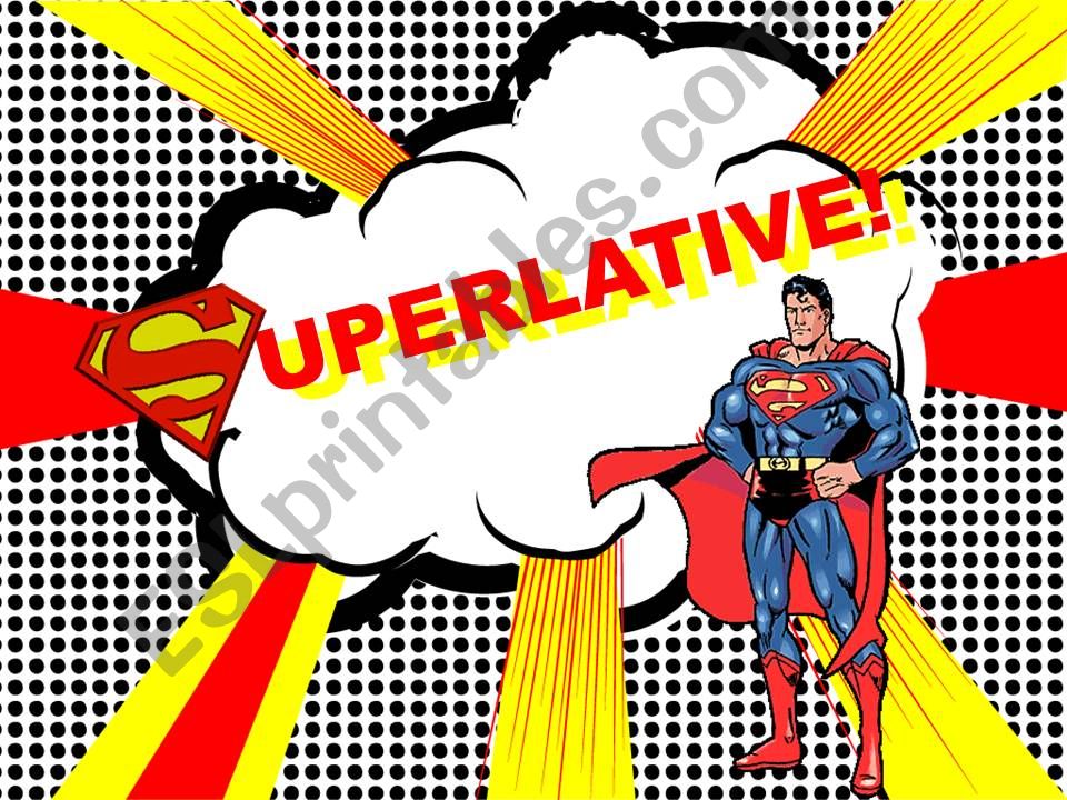 SUPERLATIVE! (w/Superheroes: Captain America, Spiderman, Superman, Batman, Hulk, X-Men...)