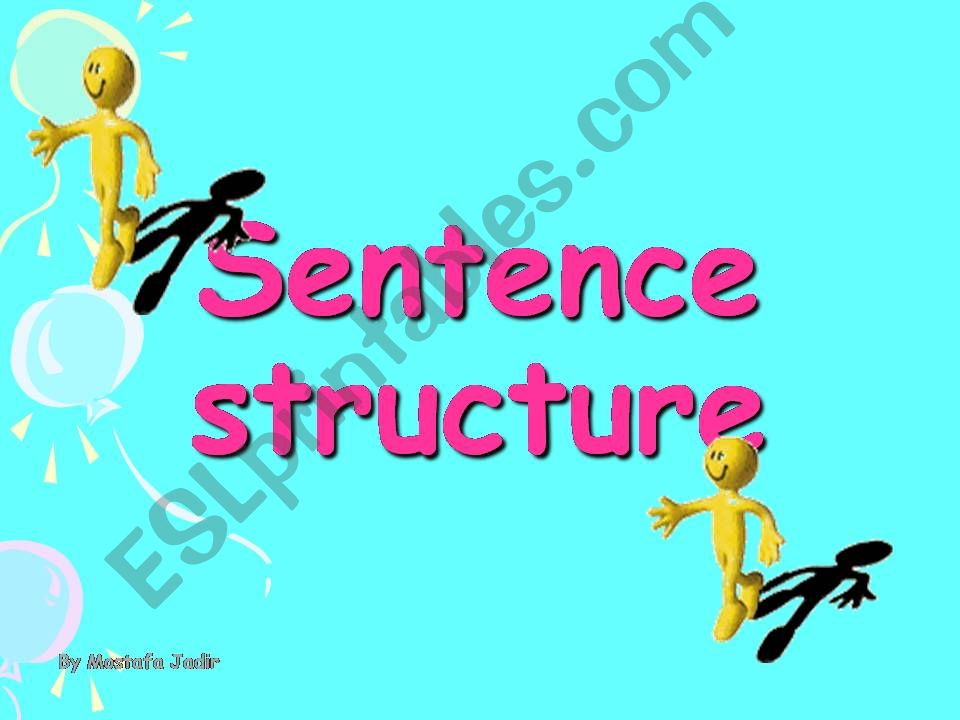 sentence structure powerpoint