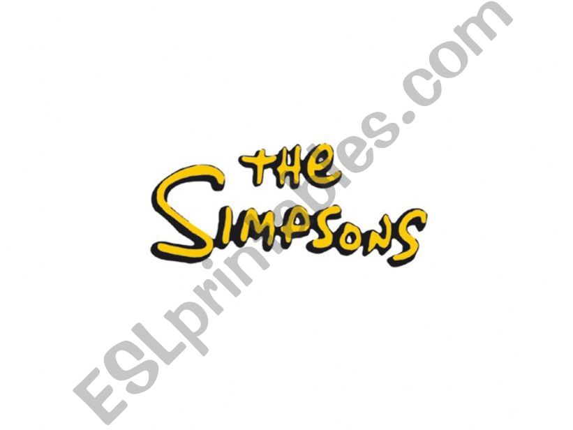 The Simpsons family powerpoint