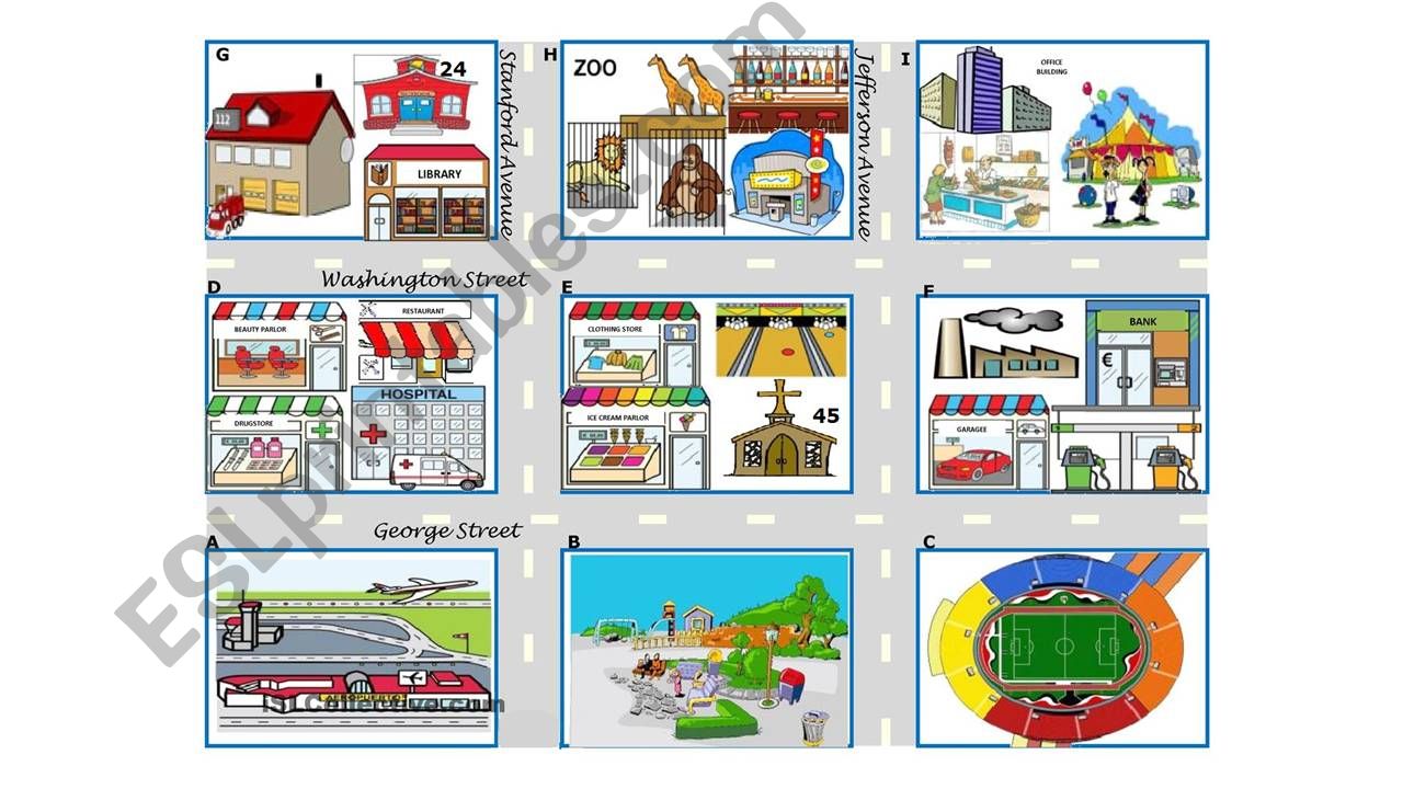 Locations Game powerpoint