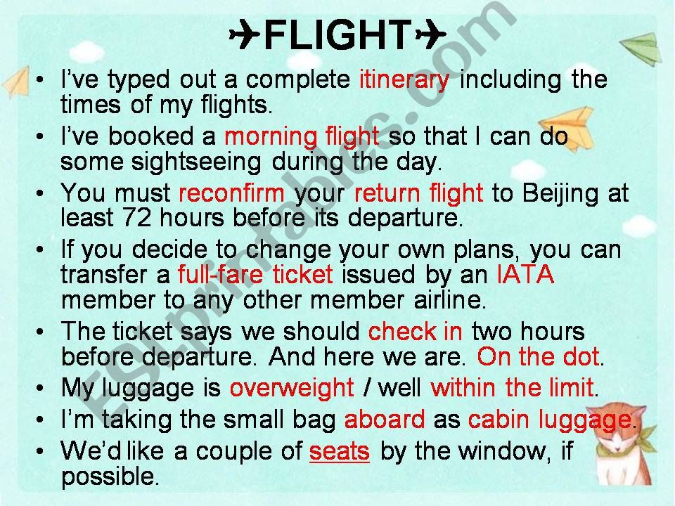 Flight powerpoint