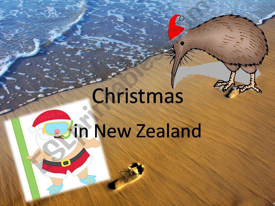 Christmas in New Zealand powerpoint