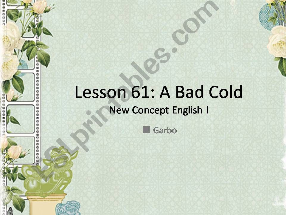 New Concept English 1 Lesson 61