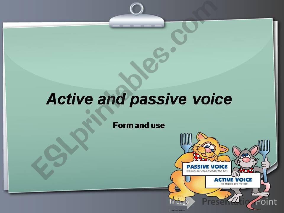 passive voice powerpoint