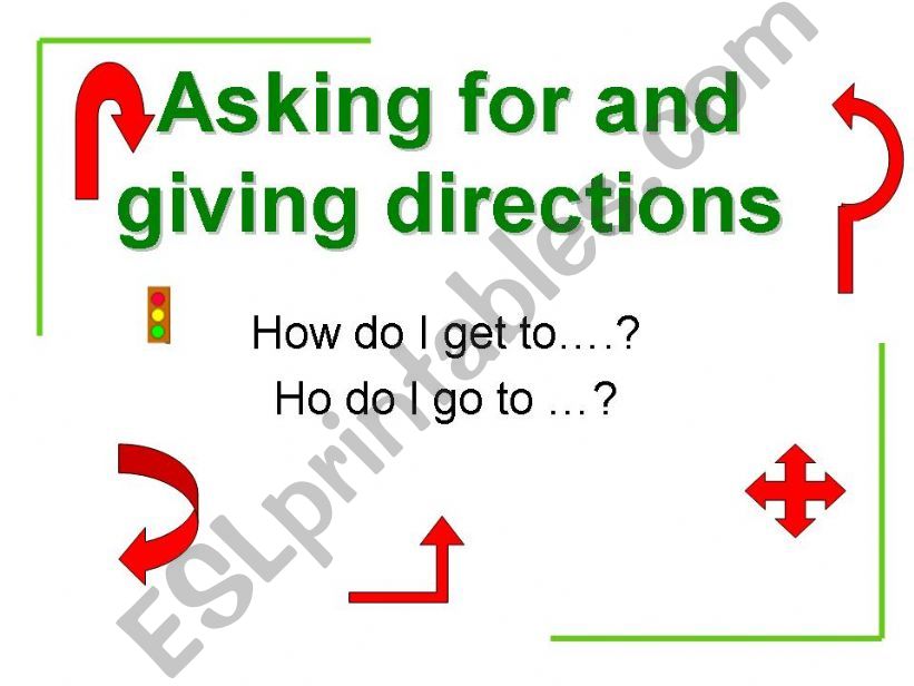 Directions powerpoint