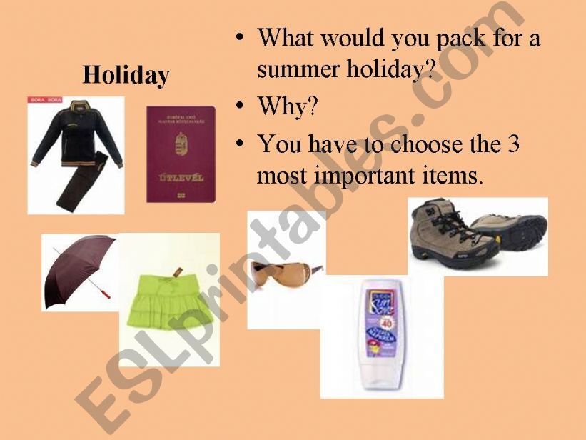 Summer holiday powerpoint