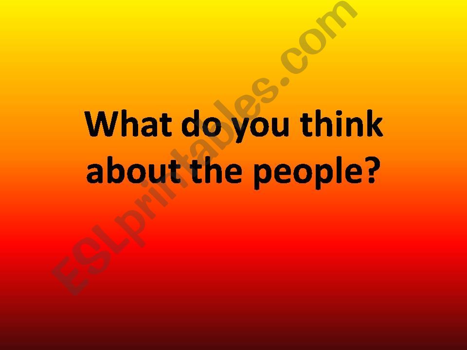 Describing people powerpoint