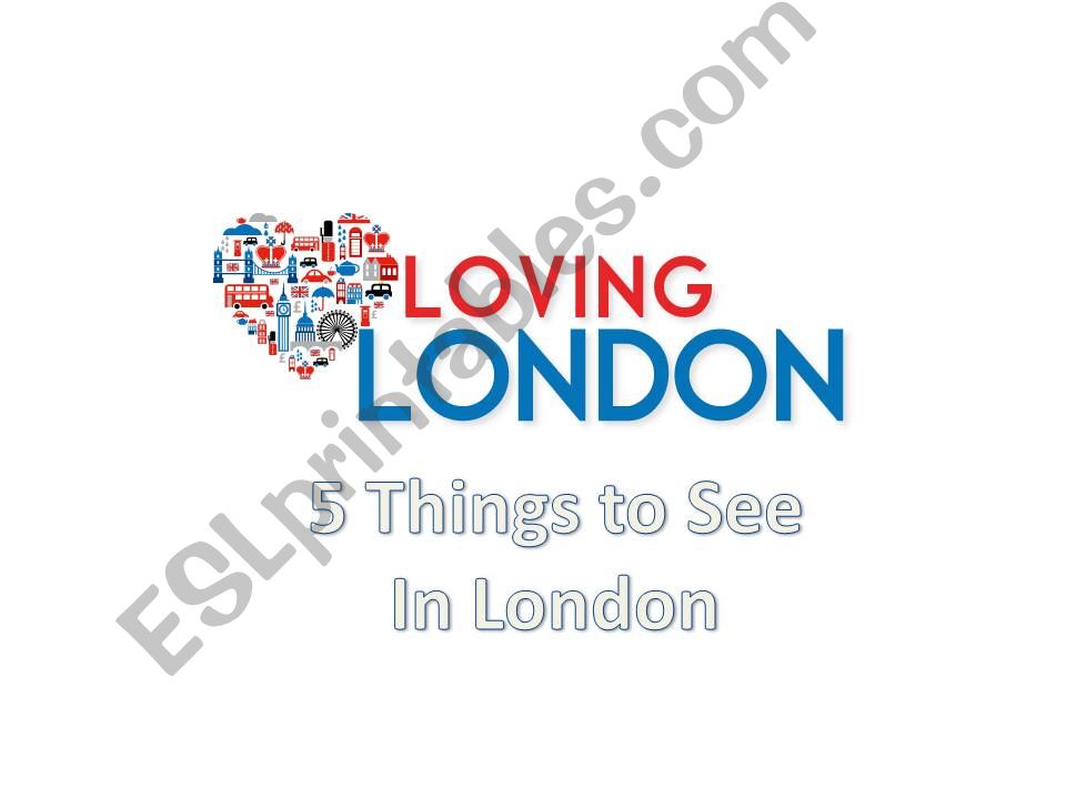 5 Things to See in London powerpoint
