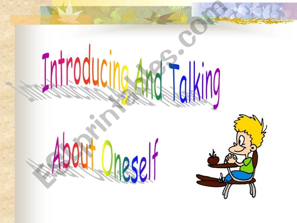 introducing oneself powerpoint