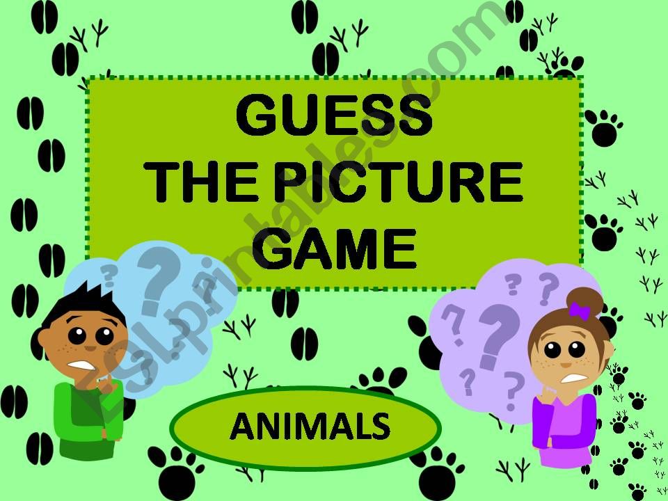 GUESS THE PICTURE GAME - ANIMALS
