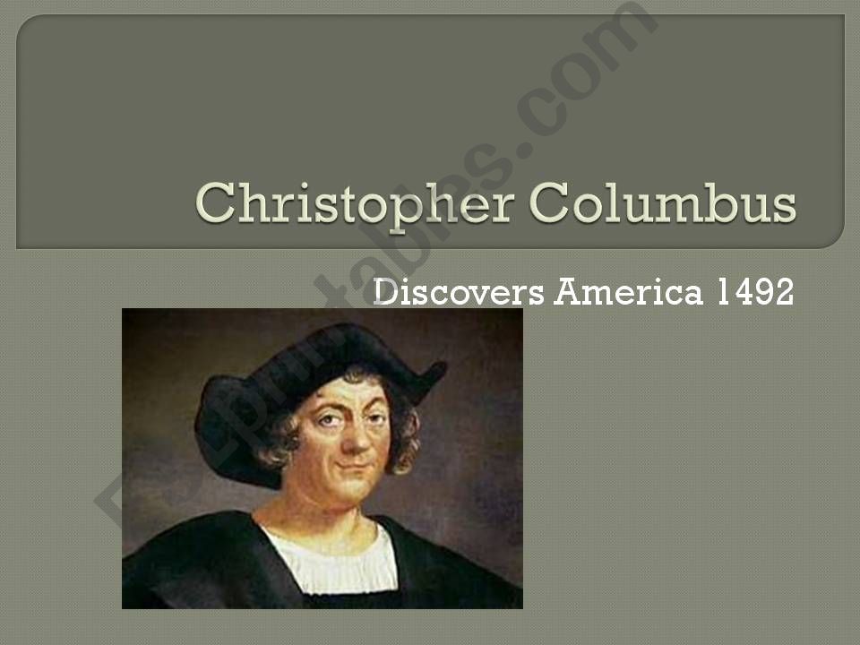 Christopher Columbus Discovers America