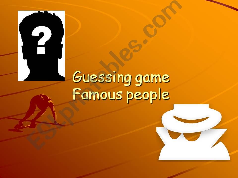 Famous People powerpoint