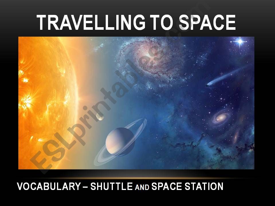 Space vocabulary - shuttle and station