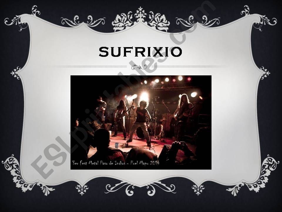 Sufrixio Band powerpoint