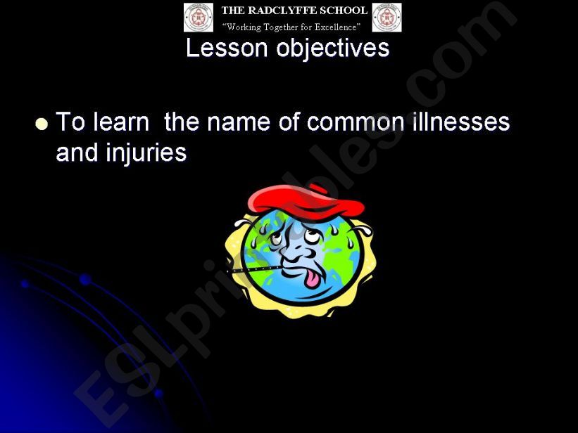 Common illnesses and injuries powerpoint