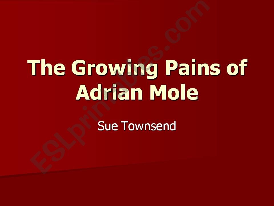 The growing pains of Adrian Mole