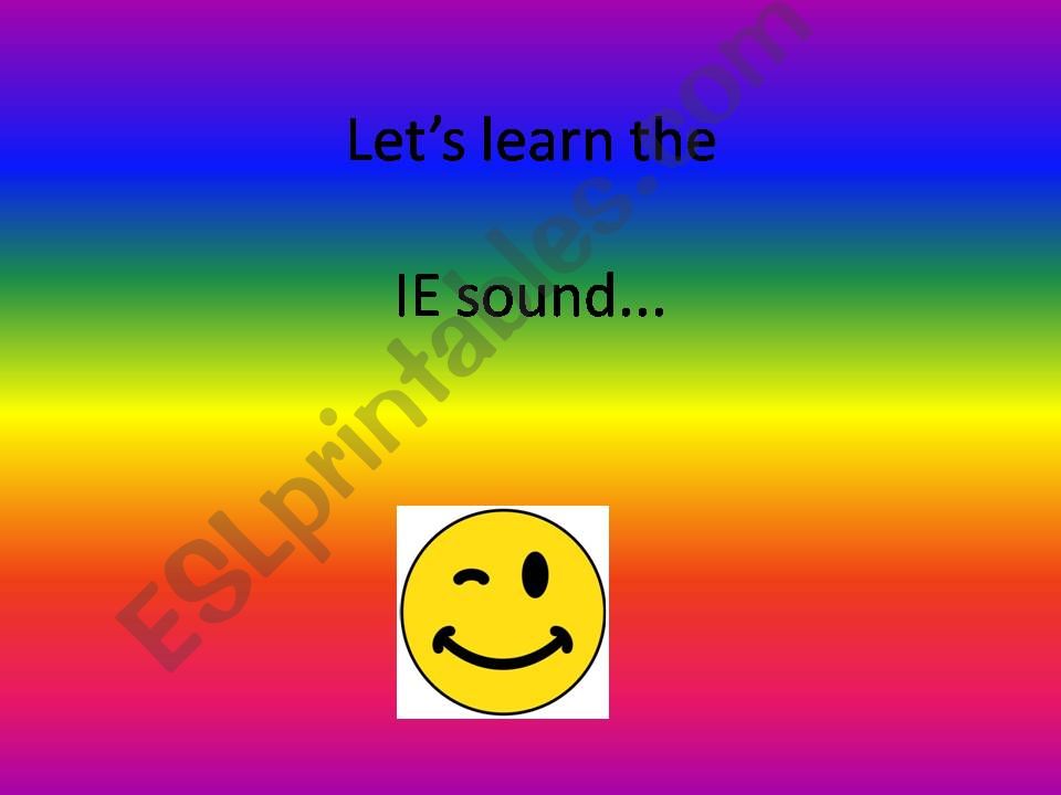 IE SOUND POWER POINT powerpoint