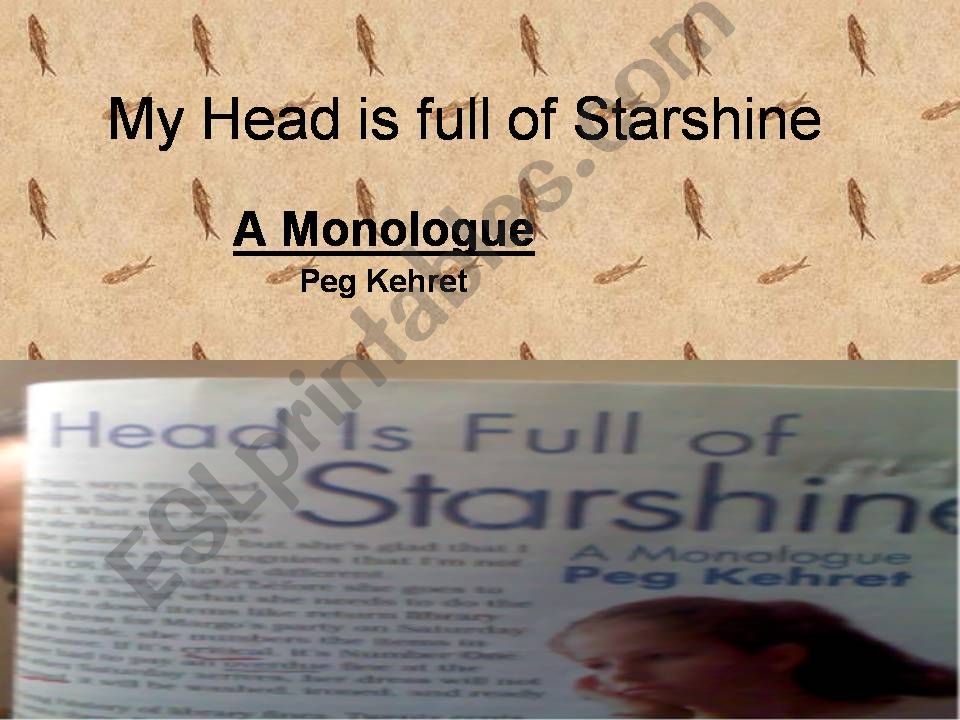 My Head Is Full Of Starshine  powerpoint