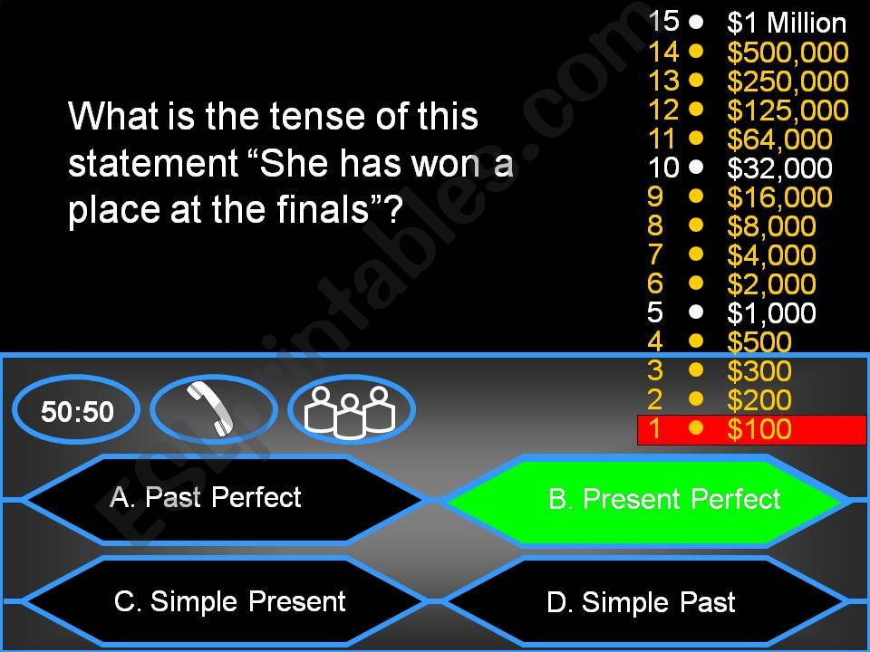 WHO WANTS  TO BE MILLIONAIRE powerpoint