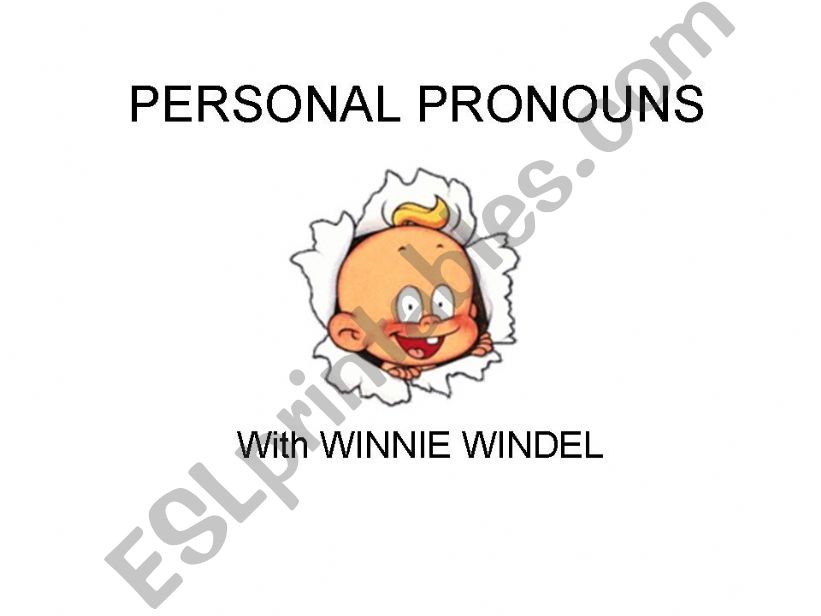 PERSONAL PRONOUNS WITH WINNIE WINDEL