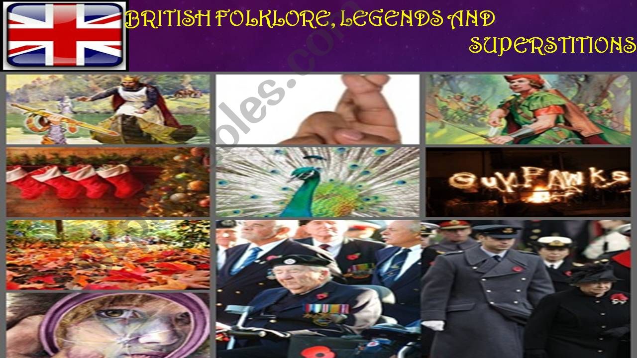 British Folklore, Legends and Superstitions