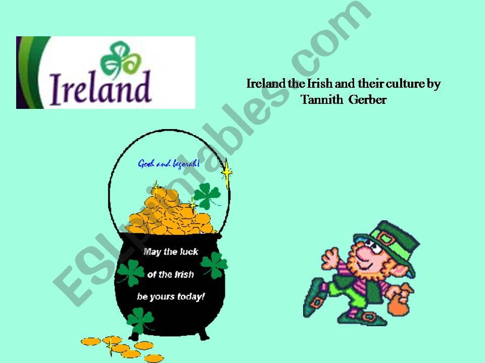 Ireland and its culture powerpoint