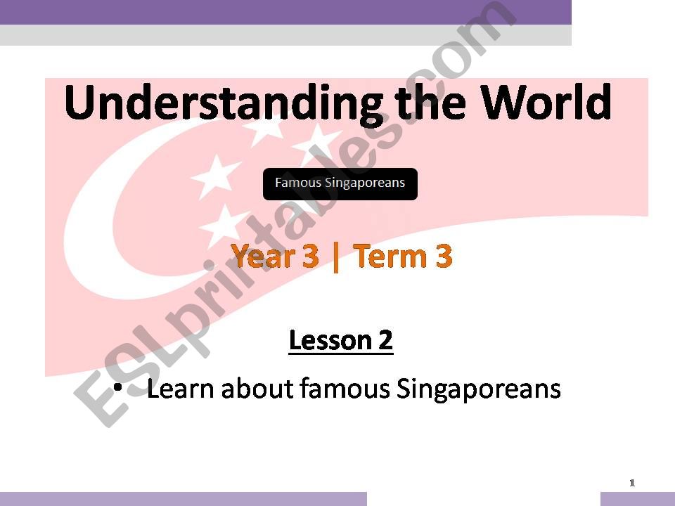 Famous Singaporeans powerpoint