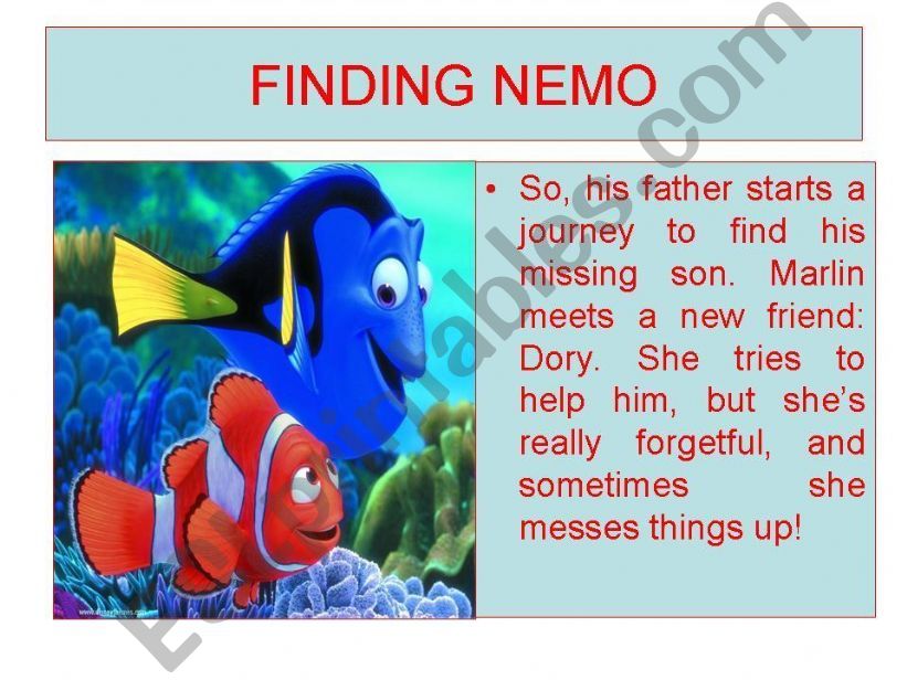 Fiding Nemo 2 powerpoint