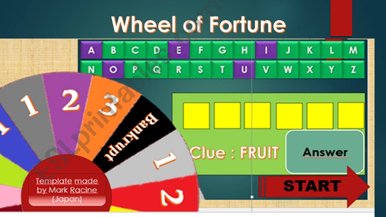 Wheel of Fortune_Guess the Word