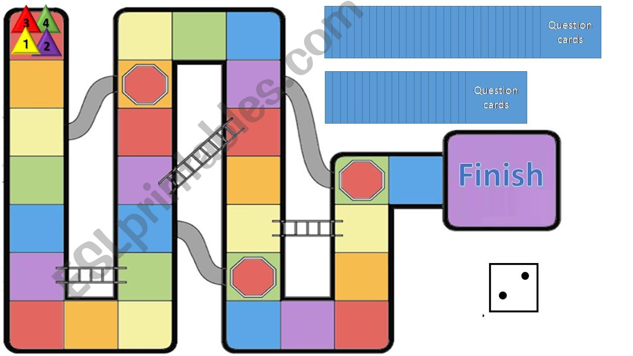 Snakes and Ladder board game powerpoint