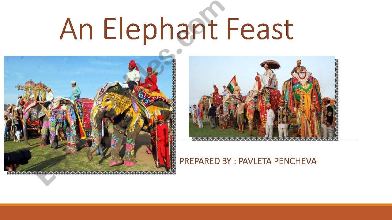 An Elephant Feast powerpoint