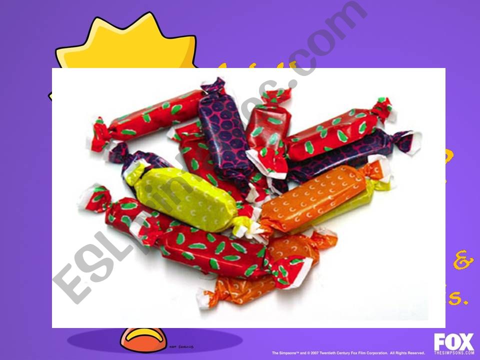 candy reading game powerpoint