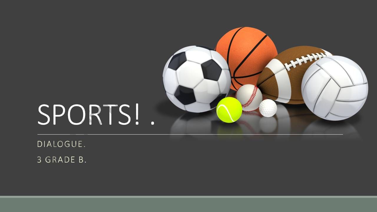 SPORTS VOCABULARY powerpoint