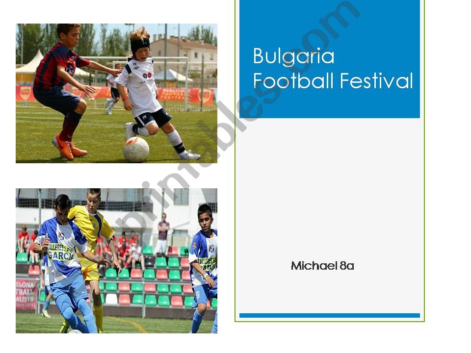 Bulgaria Football Festival  powerpoint